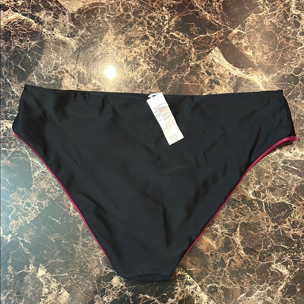 NWT bundle Cupshe Tankini Top size M with size L reversible bottoms - Picture 8 of 9